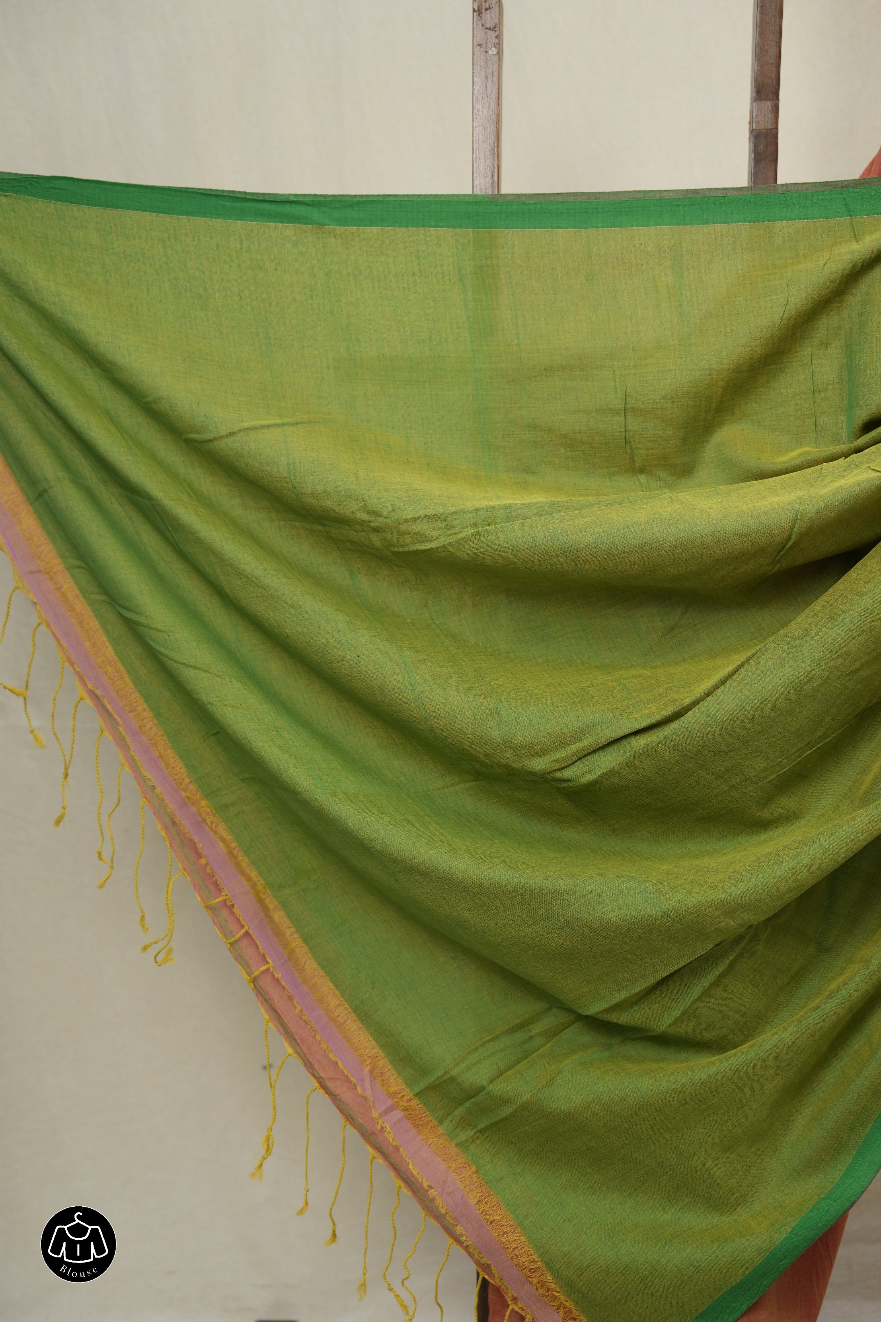 Pink Bengal Mul Cotton Saree - SRSPBMCS067