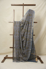 Lilac HBP Kota Doria Saree - SRLKDS221