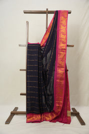 Deep Purple Sungudi Cotton Saree (DEFECT) - SRDPSCS112-PI