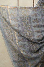 Lilac HBP Kota Doria Saree - SRLKDS221