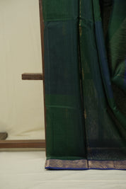 Two Tone Green Maheshwari Saree - SRTTGMS1288