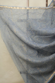 Lilac HBP Kota Doria Saree - SRLKDS221