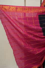 Deep Purple Sungudi Cotton Saree (DEFECT) - SRDPSCS112-PI