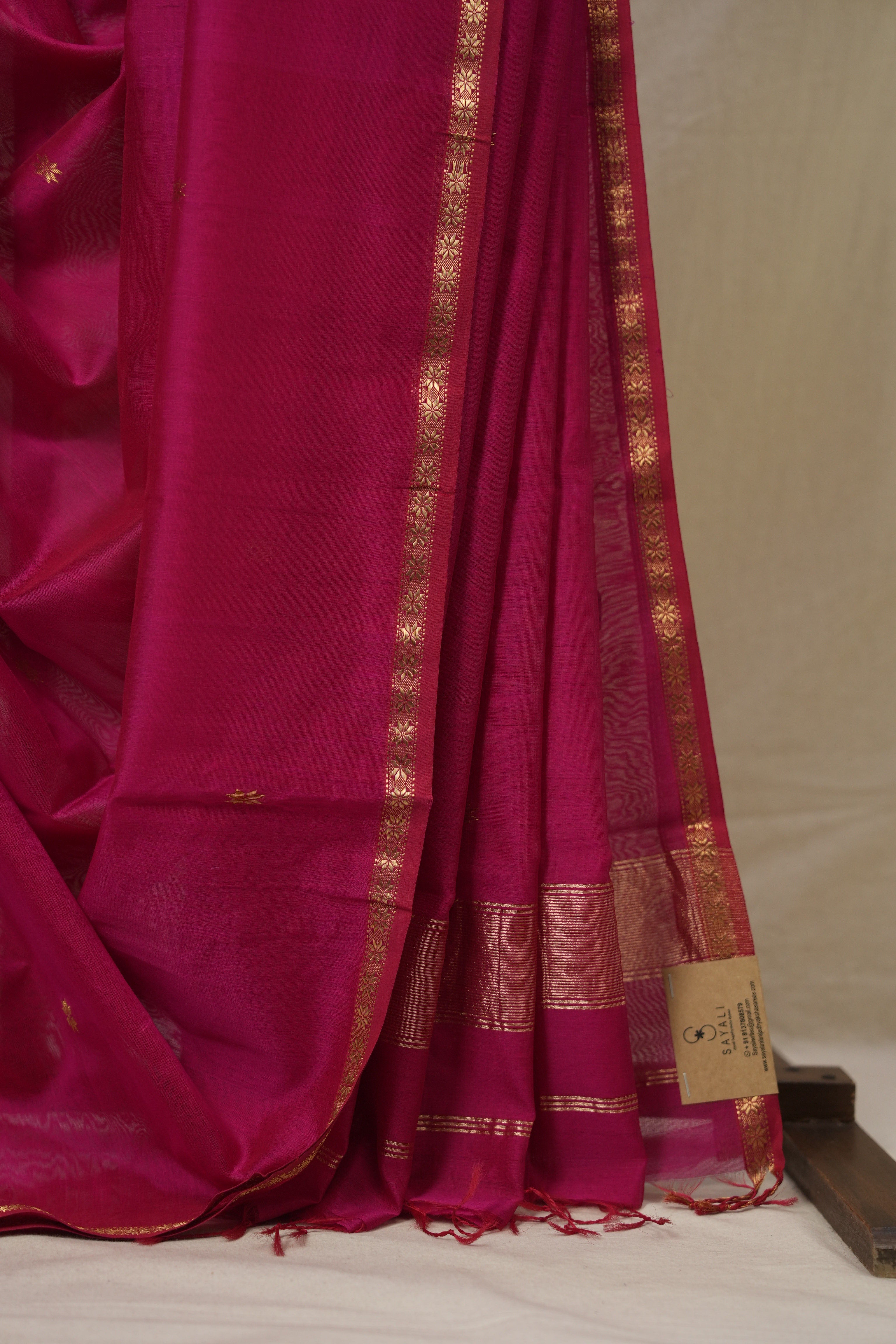 Pink Maheshwari Saree - SRPMS1121