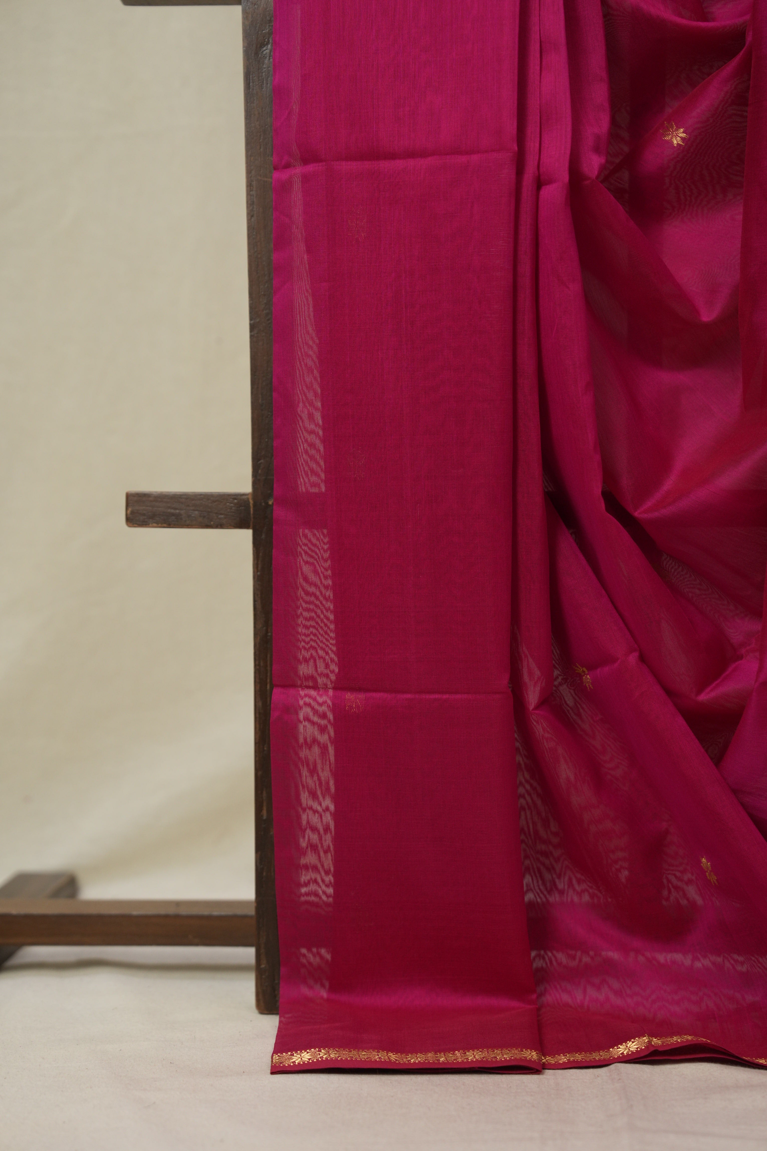 Pink Maheshwari Saree - SRPMS1121