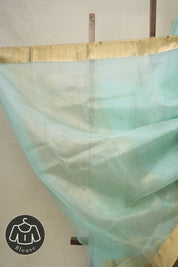 Sea Blue Chanderi Silk Saree - SRSBCSS512