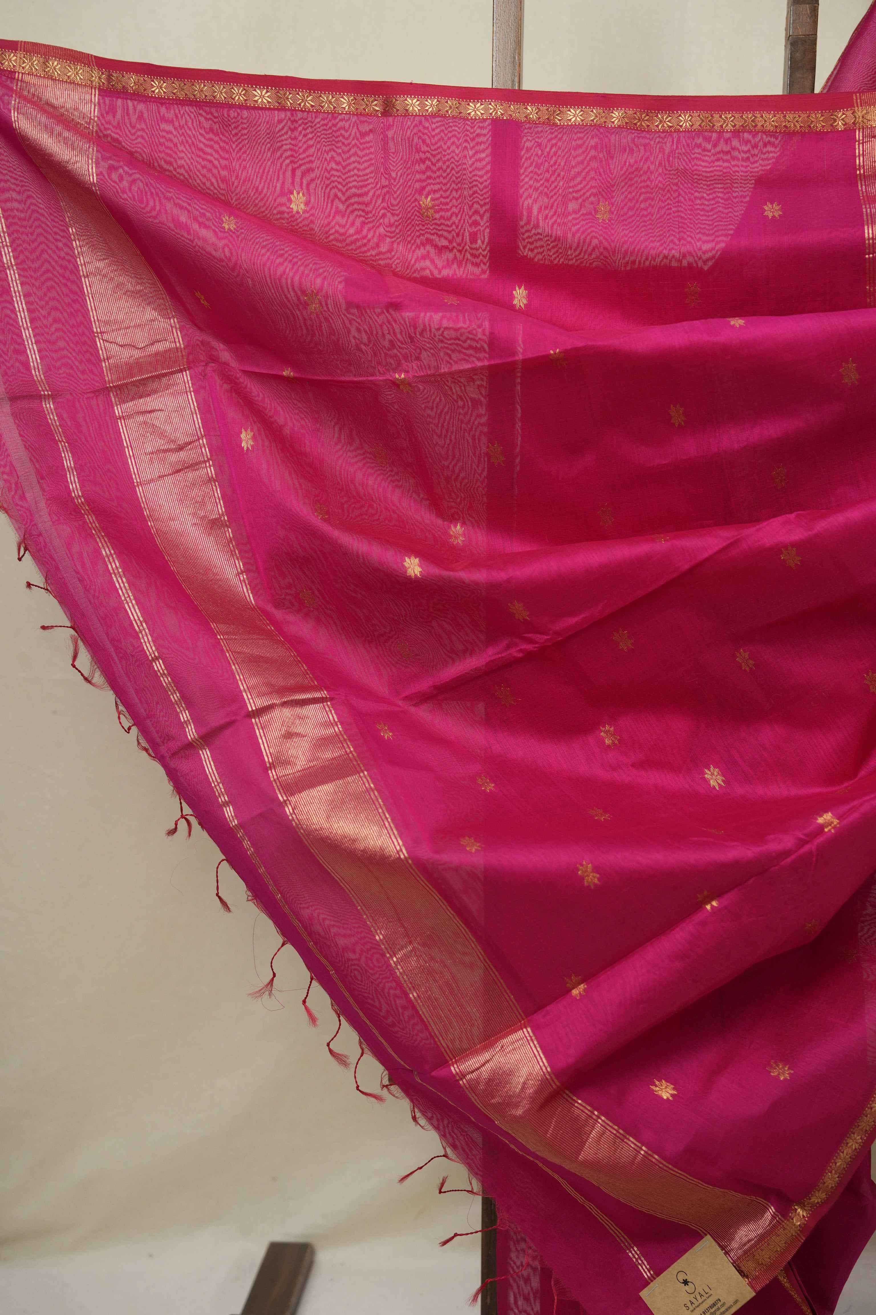 Pink Maheshwari Saree - SRPMS1121