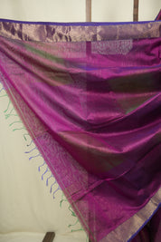 Magenta Maheshwari Saree - SRMMS1289