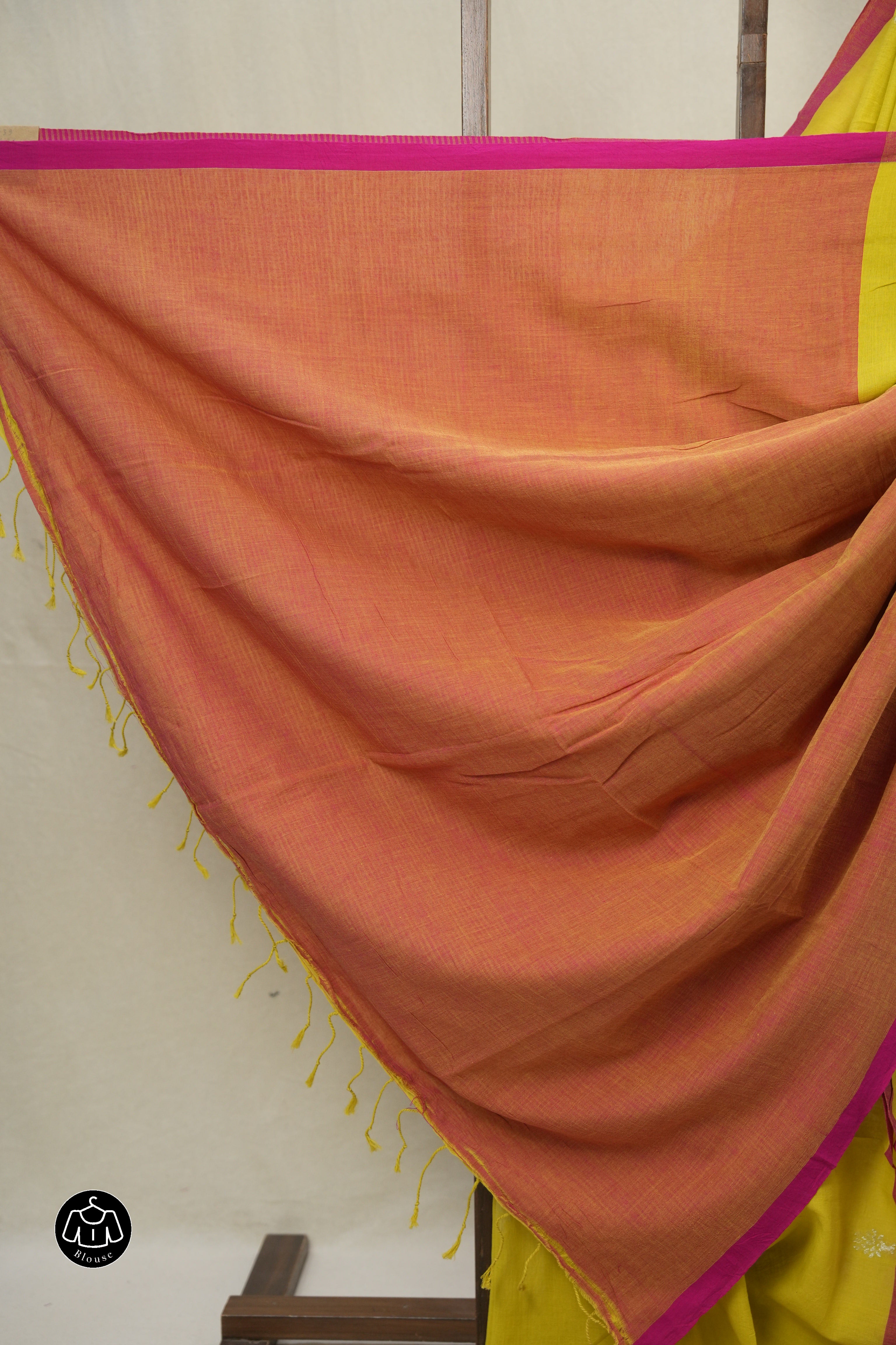 Mustard Yellow Bengal Mul Cotton Saree - SRSMYBMCS064