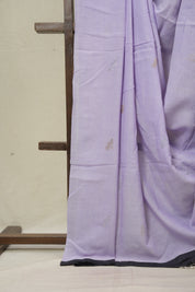 Lavendar Bengal Mul Cotton Saree - SRSLBMCS063