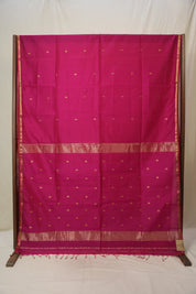 Pink Maheshwari Saree - SRPMS1121