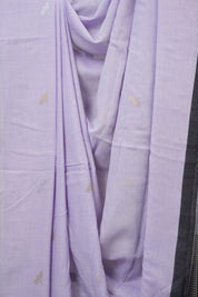Lavendar Bengal Mul Cotton Saree - SRSLBMCS063