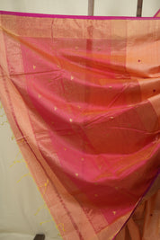 Peach Maheshwari Saree - SRPMS1290