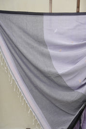 Lavendar Bengal Mul Cotton Saree - SRSLBMCS063