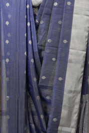 Blue Chanderi Cotton Silk Saree - SRBCSS445