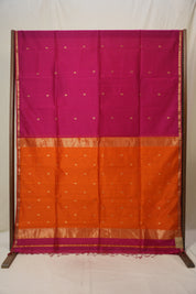 Pink Maheshwari Saree - SRPMS1129