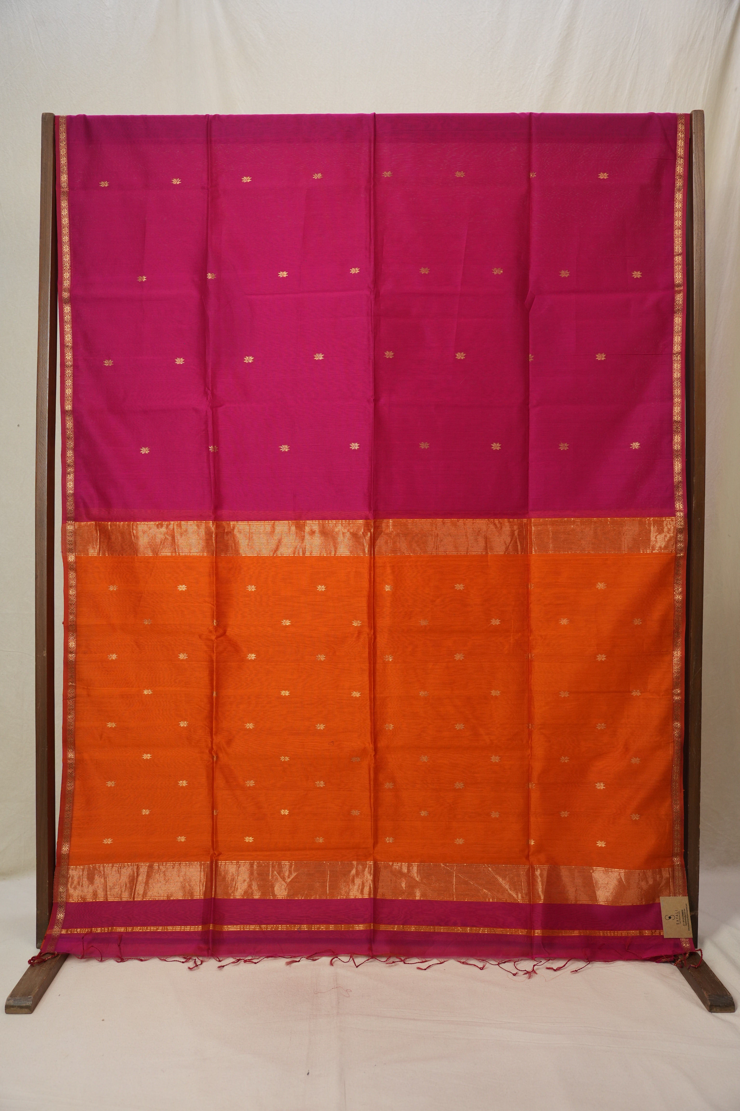 Pink Maheshwari Saree - SRPMS1129