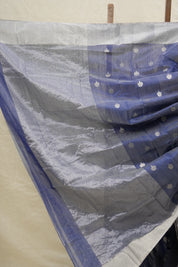 Blue Chanderi Cotton Silk Saree - SRBCSS445
