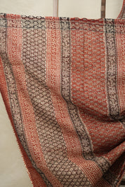 Maroon HBP Kota Doria Saree - SRMKDS228