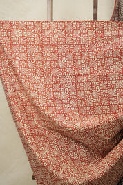 Maroon HBP Kota Doria Saree - SRMKDS228