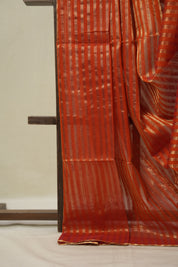 Orange Maheshwari Saree - SROMS1130