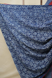 Maroon Cotton Patchwork Saree - SRMCPS292