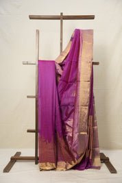 Purple Chanderi Silk Saree - SRPCSS520