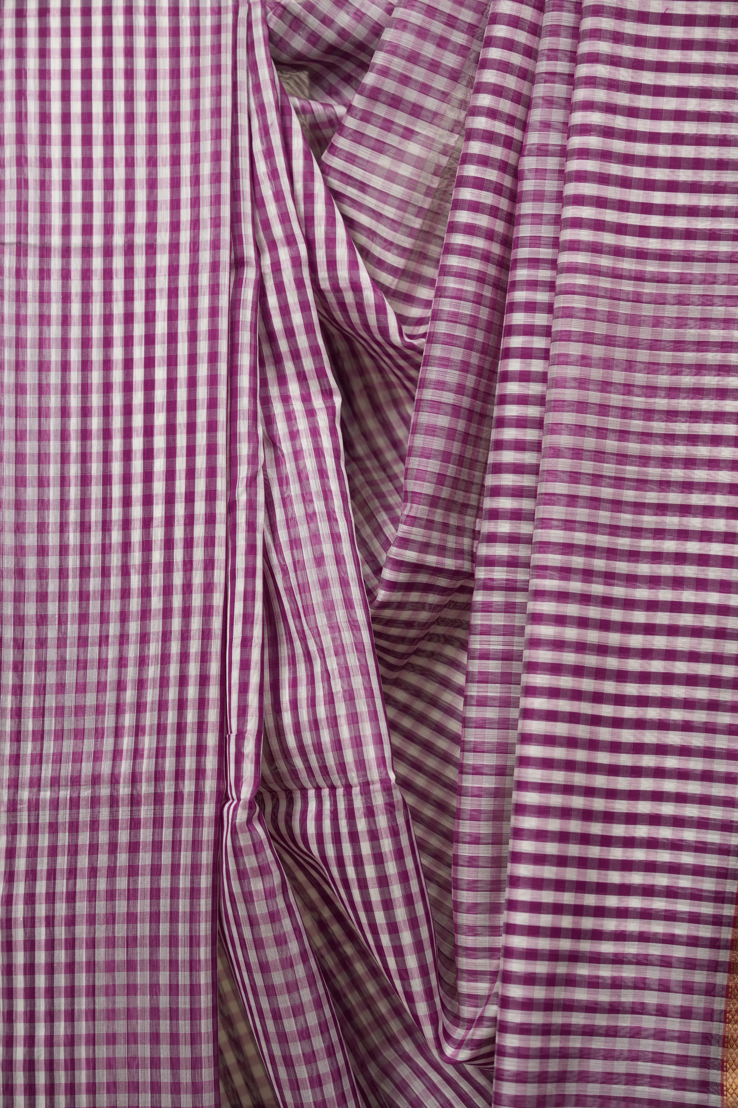 Purple Maheshwari Saree - SRPMS1295