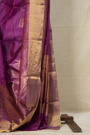 Purple Chanderi Silk Saree - SRPCSS520