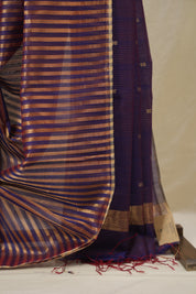 Purple Maheshwari Saree - SRPMS1131