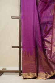 Purple Chanderi Silk Saree - SRPCSS520