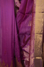 Purple Chanderi Silk Saree - SRPCSS520