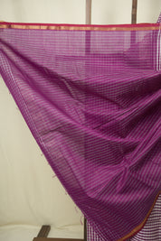 Purple Maheshwari Saree - SRPMS1295