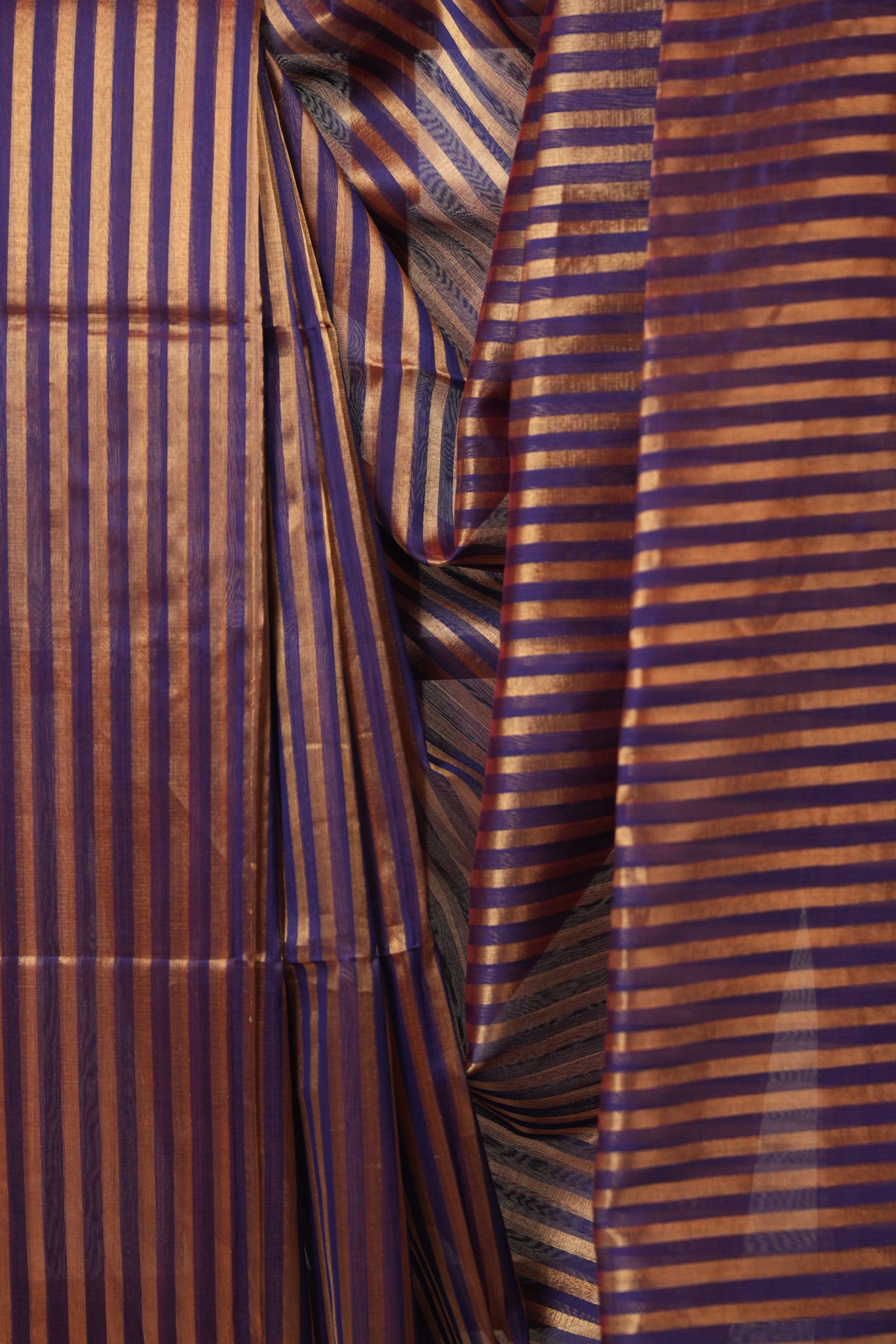 Purple Maheshwari Saree - SRPMS1131