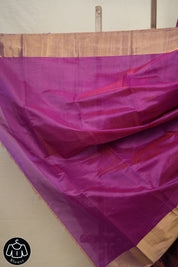 Purple Chanderi Silk Saree - SRPCSS520