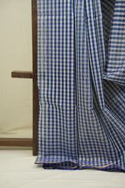 Blue Maheshwari Saree - SRBMS1293