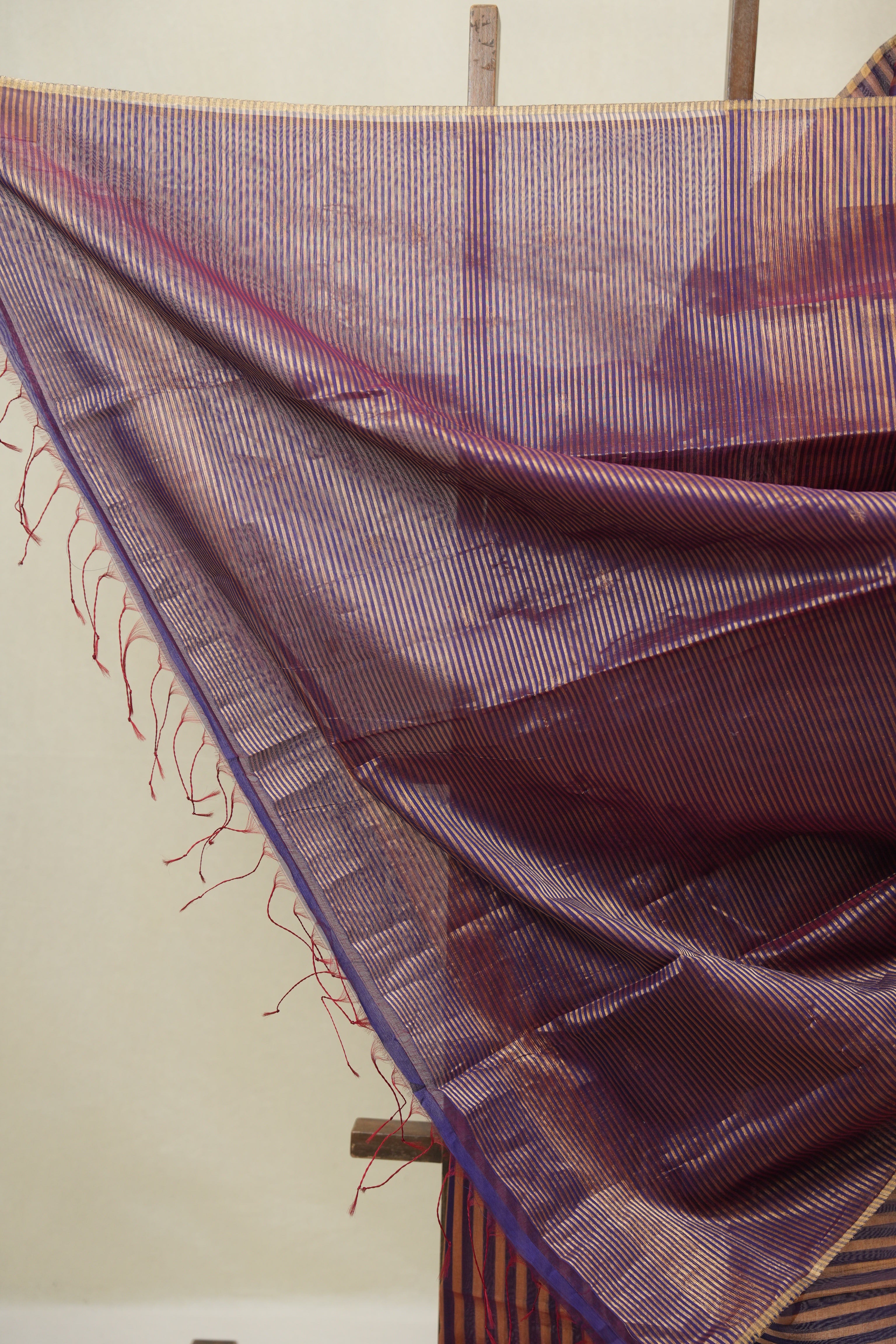 Purple Maheshwari Saree - SRPMS1131