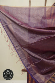 Purple Maheshwari Saree - SRPMS1131