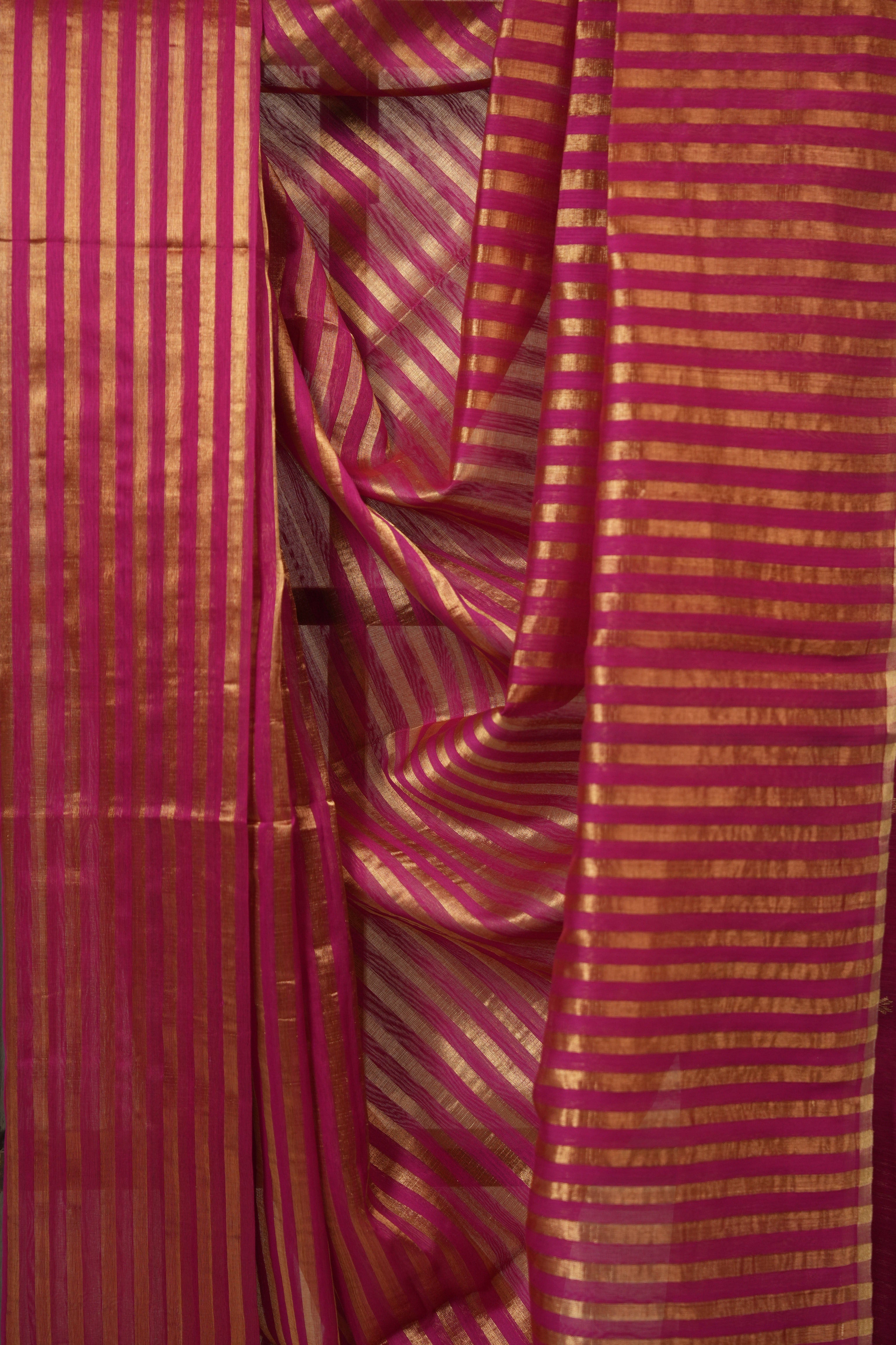 Pink Maheshwari Saree - SRPMS1132