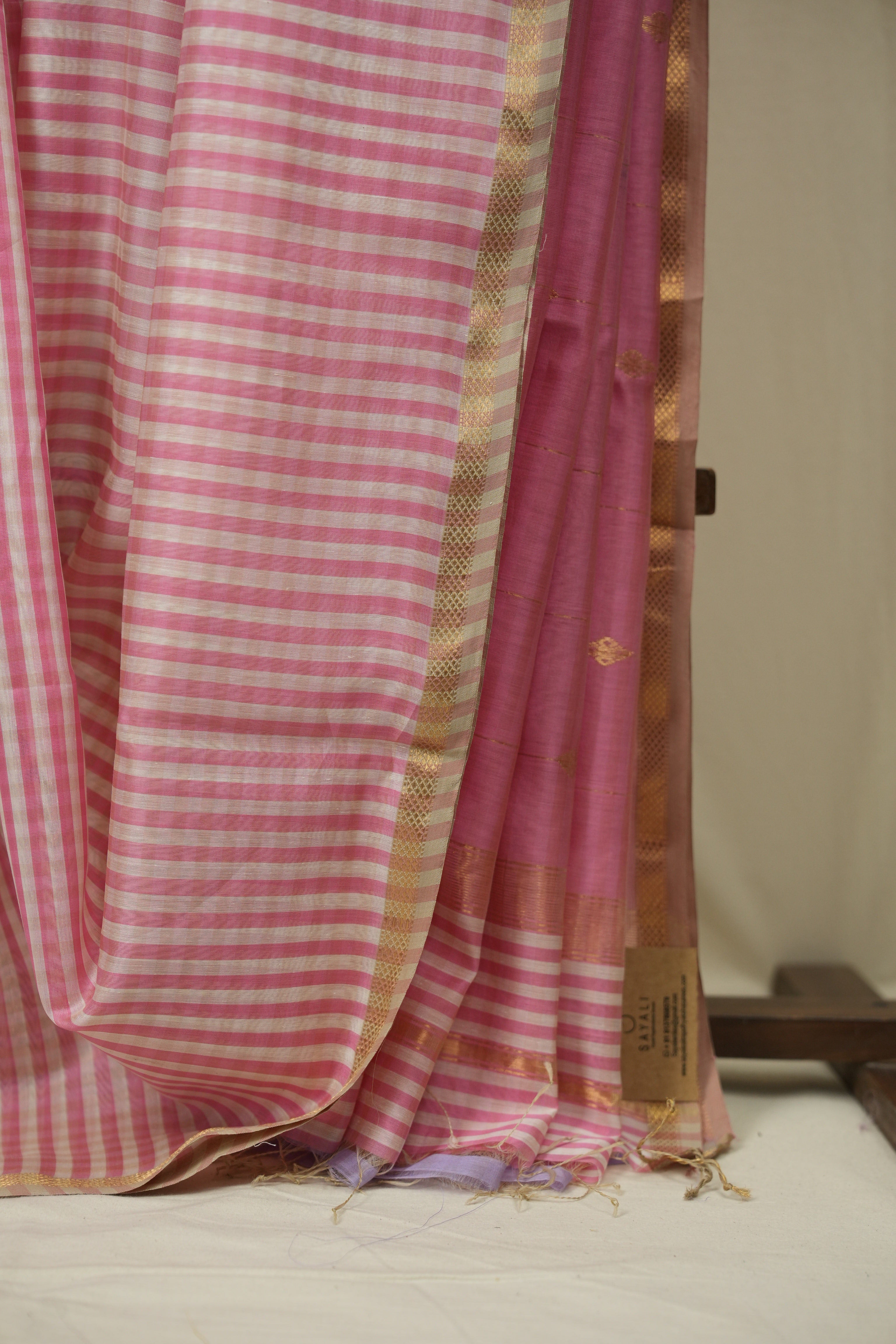 Pink Maheshwari Saree - SRPMS1294