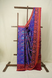 Royal Blue Rajkot Patola Silk Saree - SRRBRPSS658