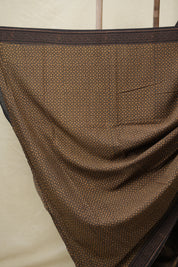 Mud Brown HBP Cotton Saree - SRMBCS3117