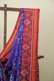 Royal Blue Rajkot Patola Silk Saree - SRRBRPSS658