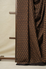 Brown HBP Cotton Saree - SRBCS3119