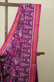 Magenta Rajkot Patola Silk Saree - SRMRPSS659