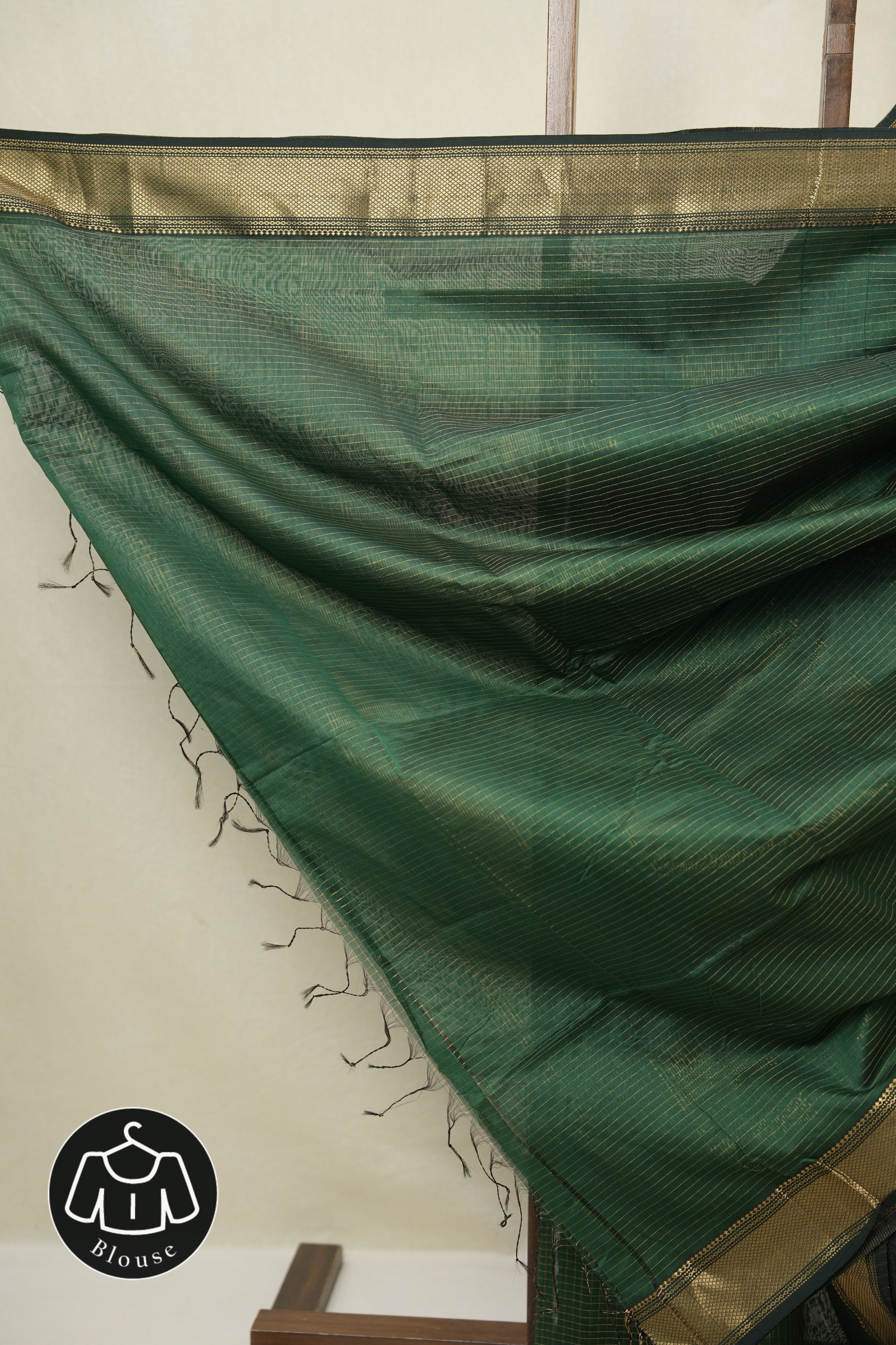 Green Maheshwari Saree - SRGMS1139