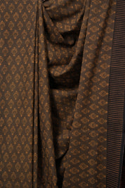 Brown HBP Cotton Saree - SRBCS3124