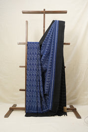 Blue Pochampalli Cotton Ikat Saree - SRBPCIS543