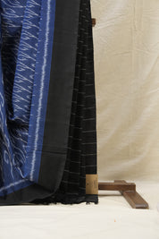 Blue Pochampalli Cotton Ikat Saree - SRBPCIS543