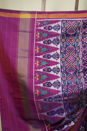 Violet Rajkot Patola Silk Saree - SRVRPSS662